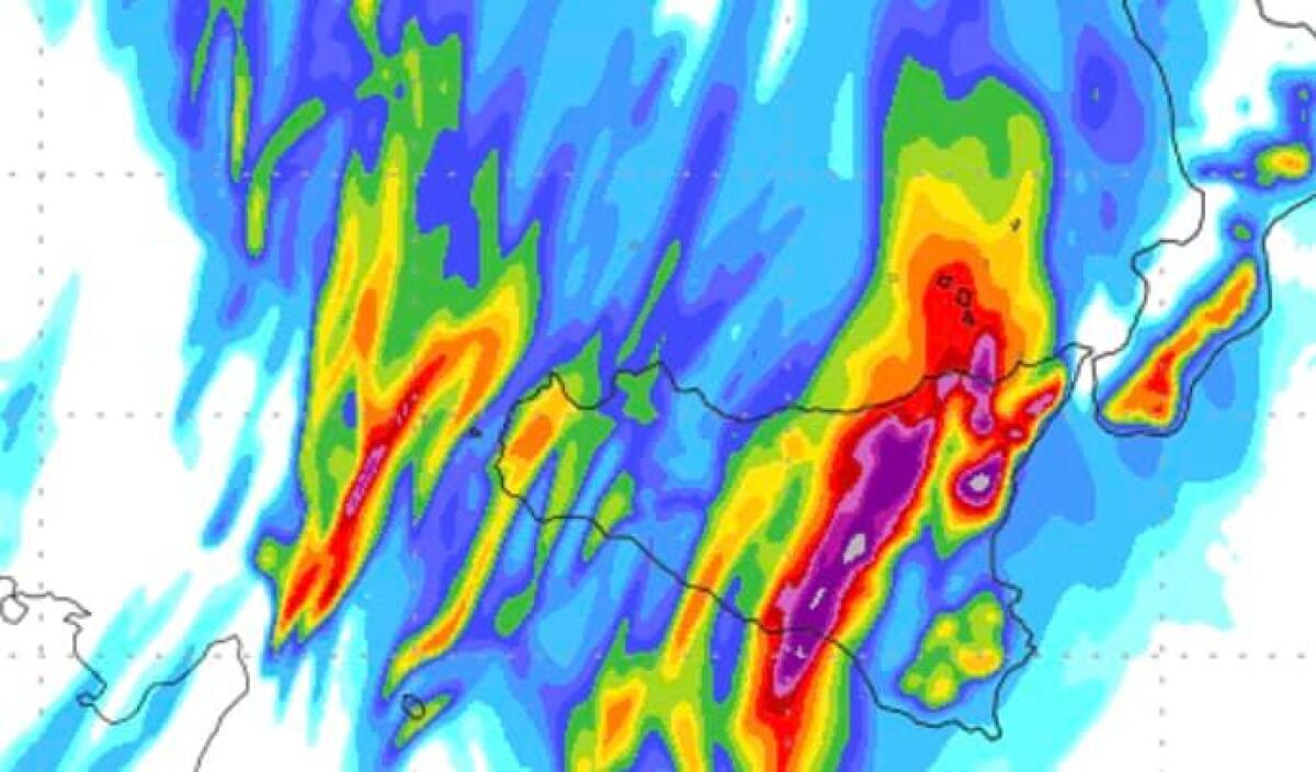 PROTEZIONE CIVILE:  MALTEMPO, DOMANI ALLERTA GIALLA IN TUTTA LA SICILIA - 
