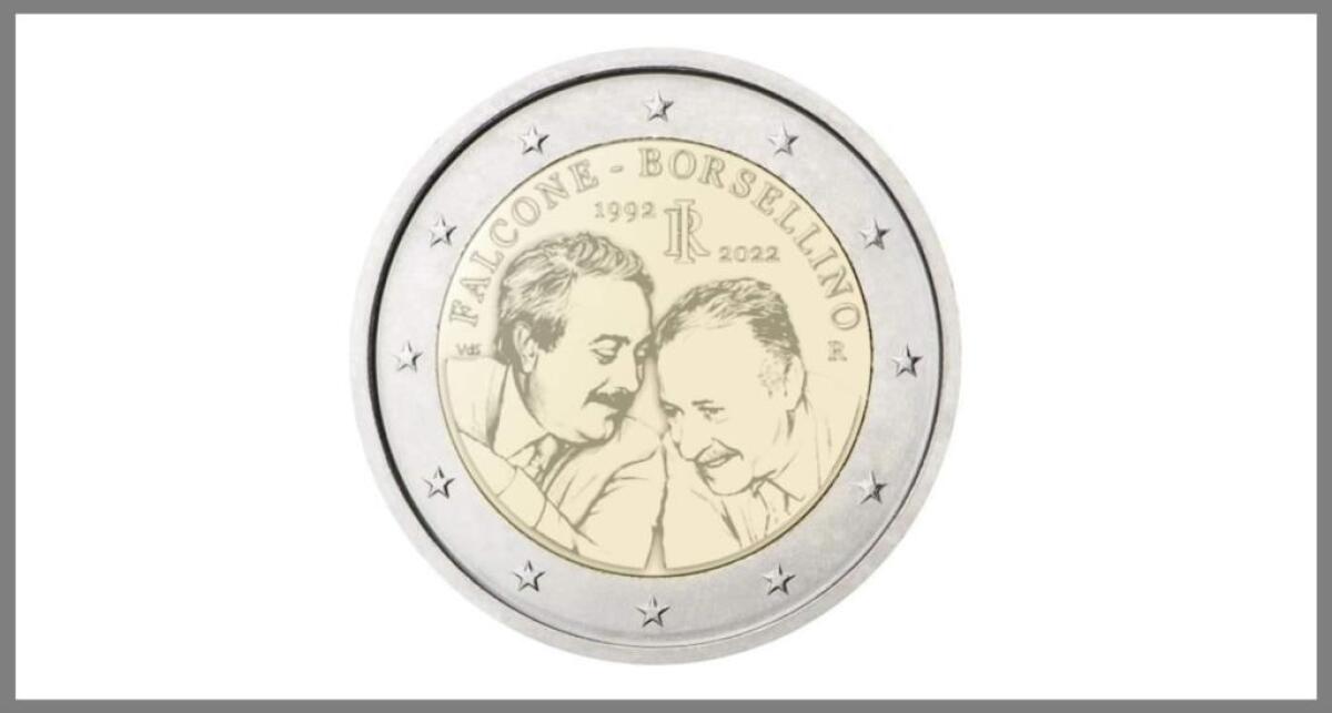 FALCONE E BORSELLINO SU MONETE DA 2 EURO, OMAGGIO A 30 ANNI DA STRAGI - 