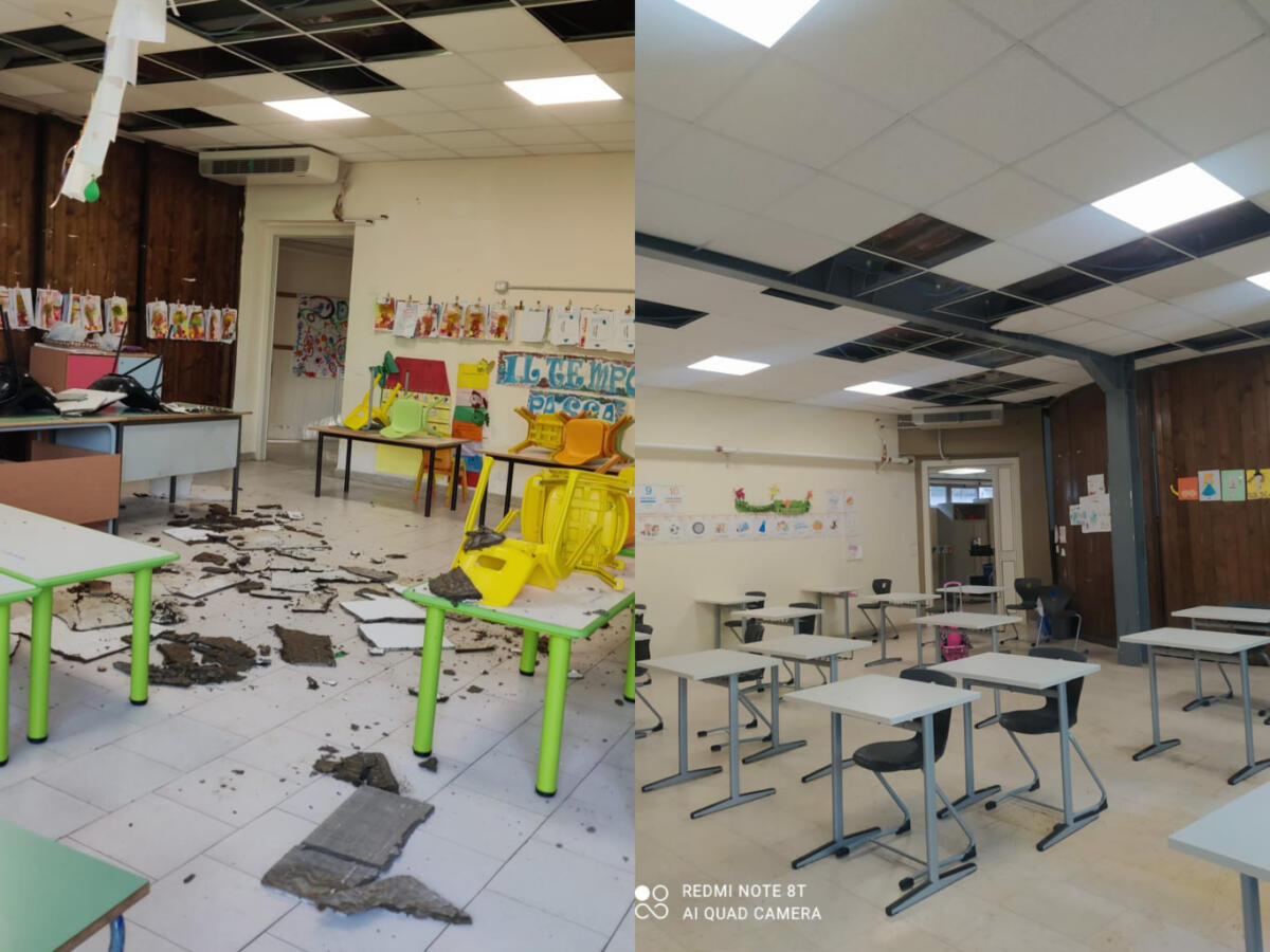 PATERNO', RITORNO A SCUOLA TRA SPIACEVOLE SORPRESE, NELL'ISTITUTO COMPRENSIVO "DON MILANI" - 