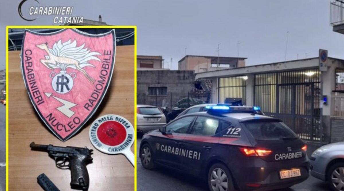 CATANIA, ANDAVA IN GIRO CON UNA PISTOLA: ARRESTATO - 