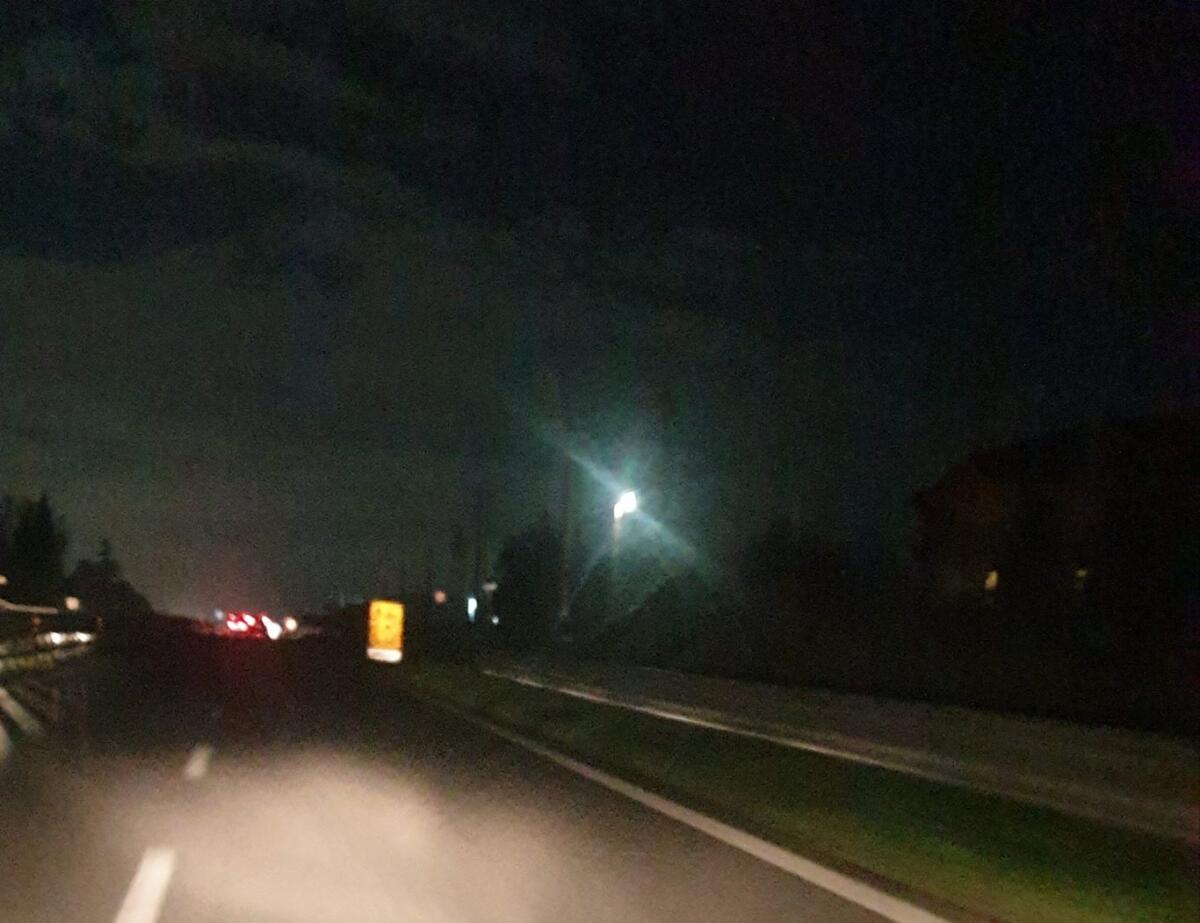 CHIUSA CORSIA SULLA SS121 PER LAVORI, CODE DIREZIONE CATANIA - 