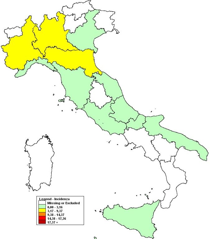 INFLUENZA: BRUSCA PARTENZA, PIÙ COLPITI I BAMBINI  UNDER 5