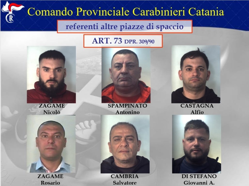 DROGA DALL’ESTERO, 12 ARRESTI A CATANIA. I NOMI E LE FOTO