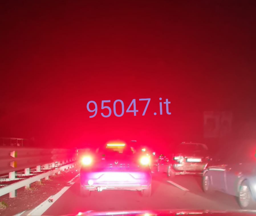 TAMPONAMENTO SULLA SS121 A PALAZZOLO, CODE DIREZIONE CATANIA