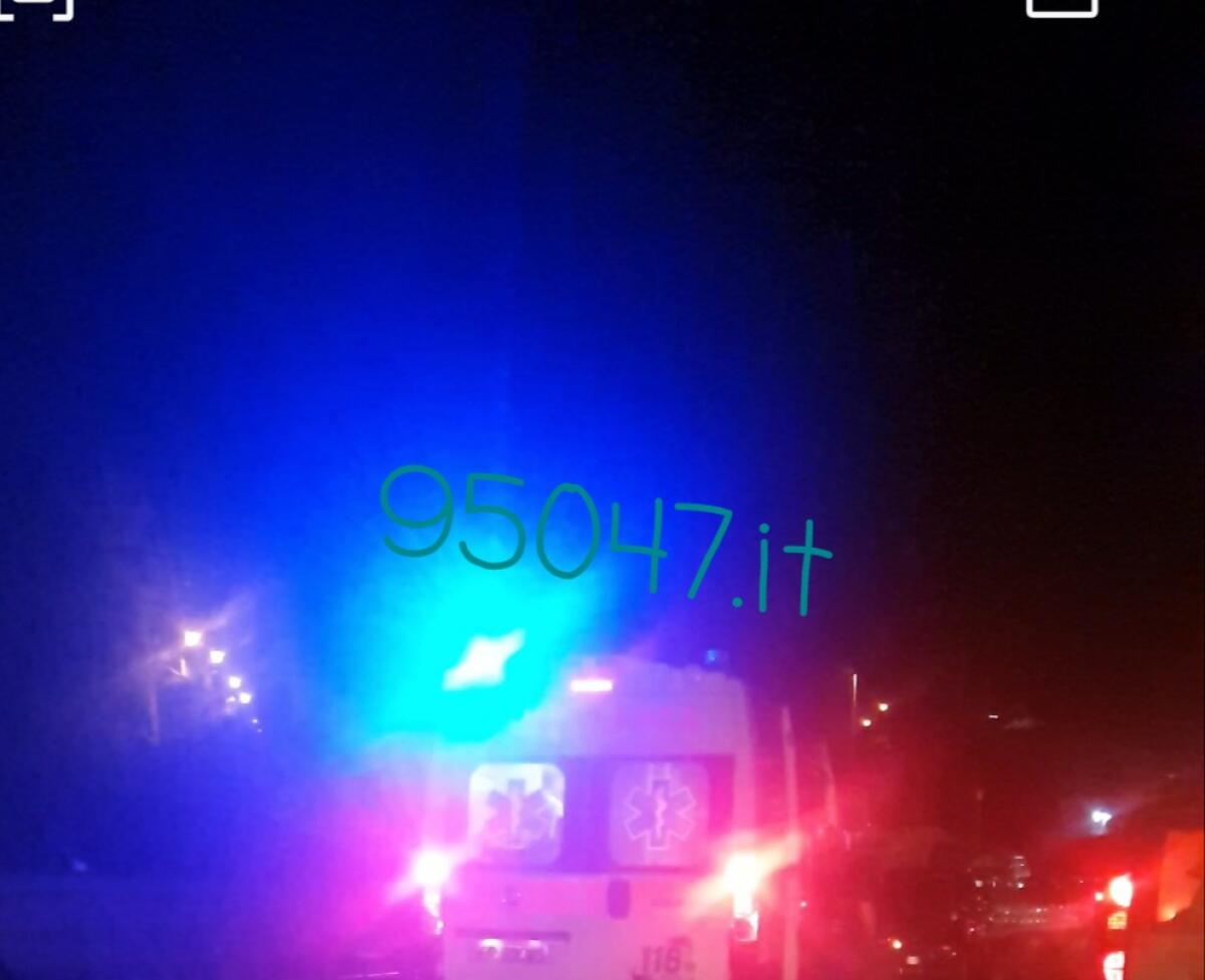 INCIDENTE SULLA SS121 IN TERRITORIO DI MISTERBIANCO , LUNGHE CODE - 