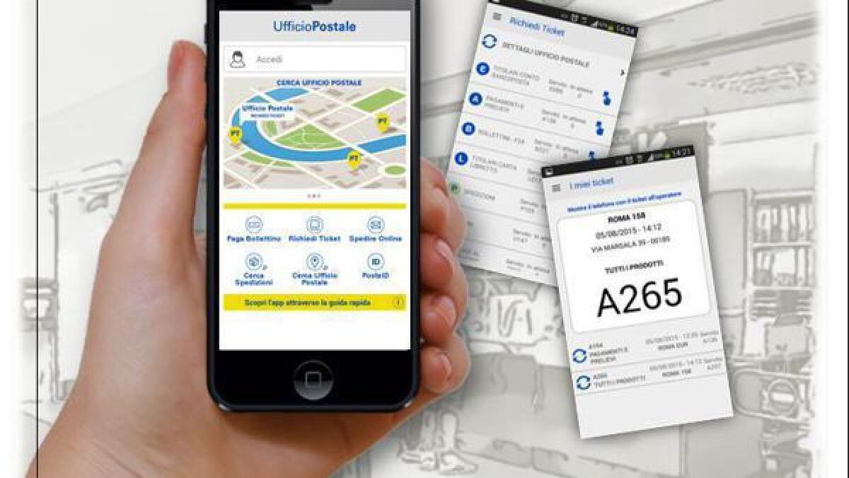 POSTE, E' ARRIVATA L'APP CHE AVVISA L'UTENTE QUANDO È ARRIVATO IL SUO TURNO - 