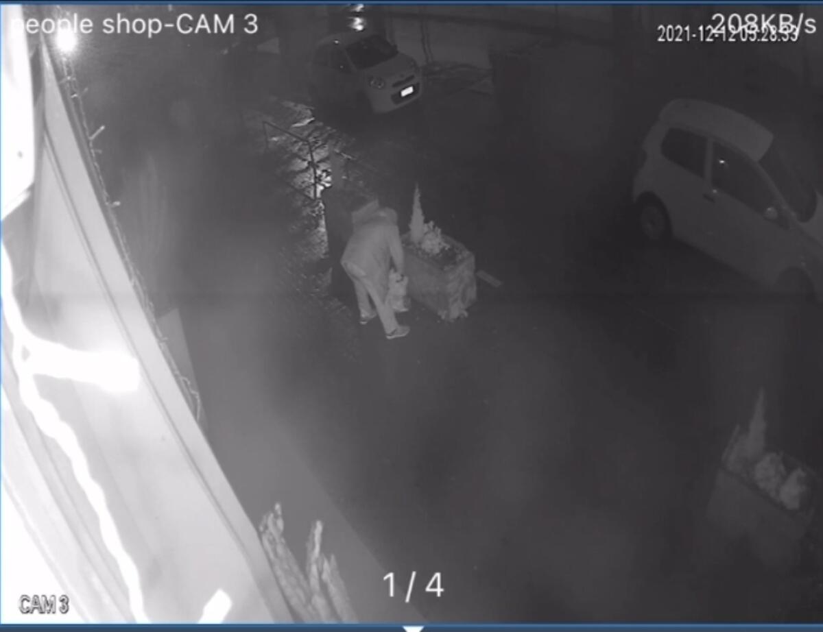 PATERNO’: IL RITORNO DEL LADRO DI ADDOBBI NATALIZI - 