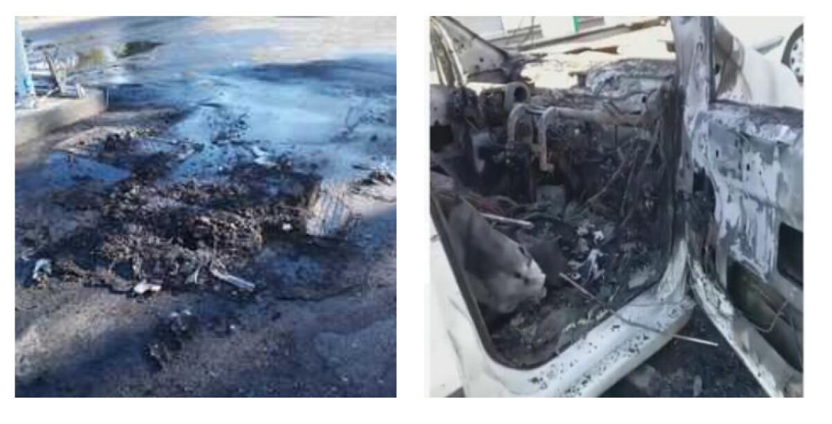 SANTA MARIA DI LICODIA: FURGONE IN FIAMME QUESTA MATTINA, NESSUN FERITO - 