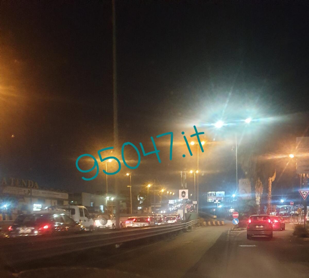 INCIDENTE SULLA STRADA STATALE 121, RALLENTAMENTI IN DIREZIONE PATERNO' - 