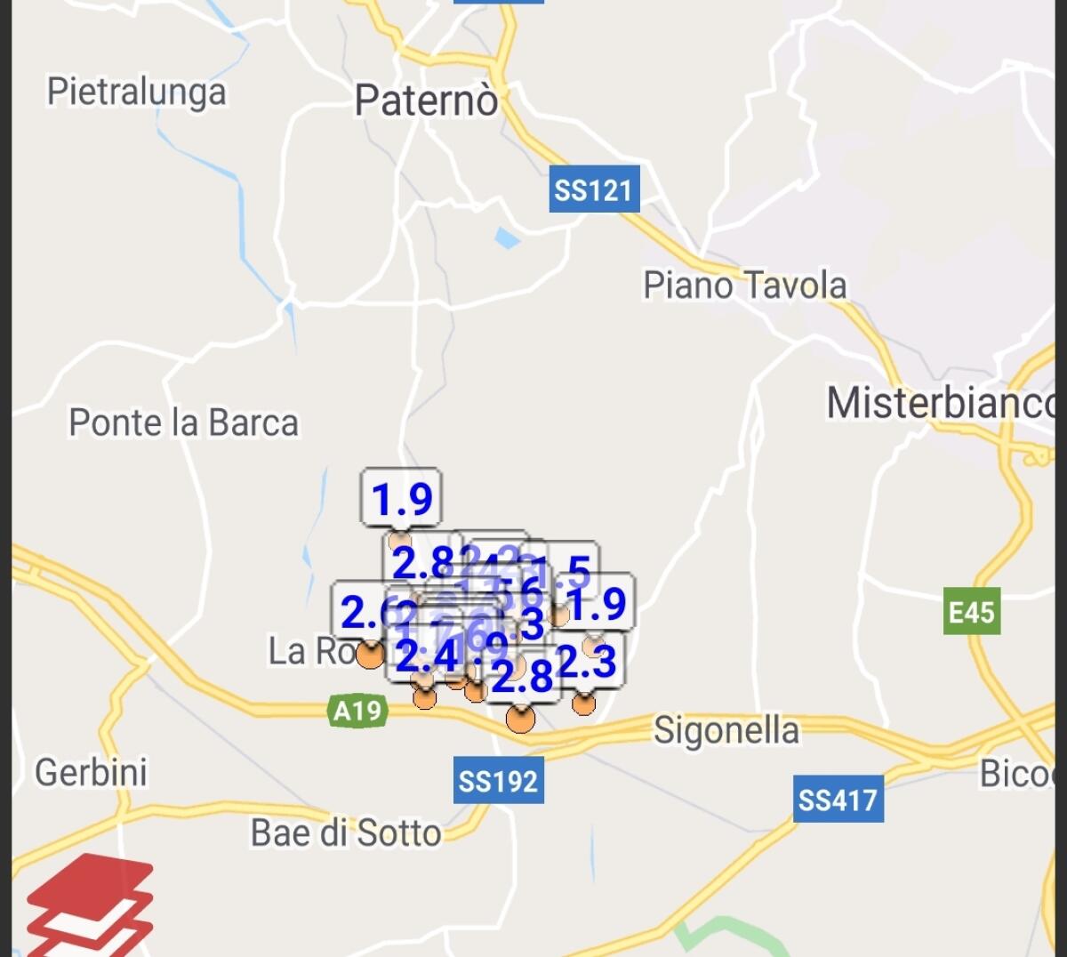 FORTE SCOSSA DI TERREMOTO DI MAGNITUDO 4.3 CON EPICENTRO A MOTTA SANT'ANASTASIA - 