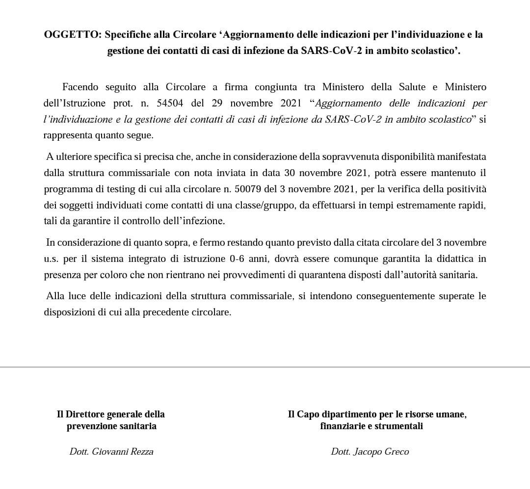 COVID, NUOVO DIETROFRONT DEL GOVERNO: DAD CON UN POSITIVO FINO A 6 ANNI, POI CON DUE POSITIVI DA 6 A 12 ANNI, CON TRE DAI 12 IN SU. PRESIDI: SCONCERTATI DA DECISIONE