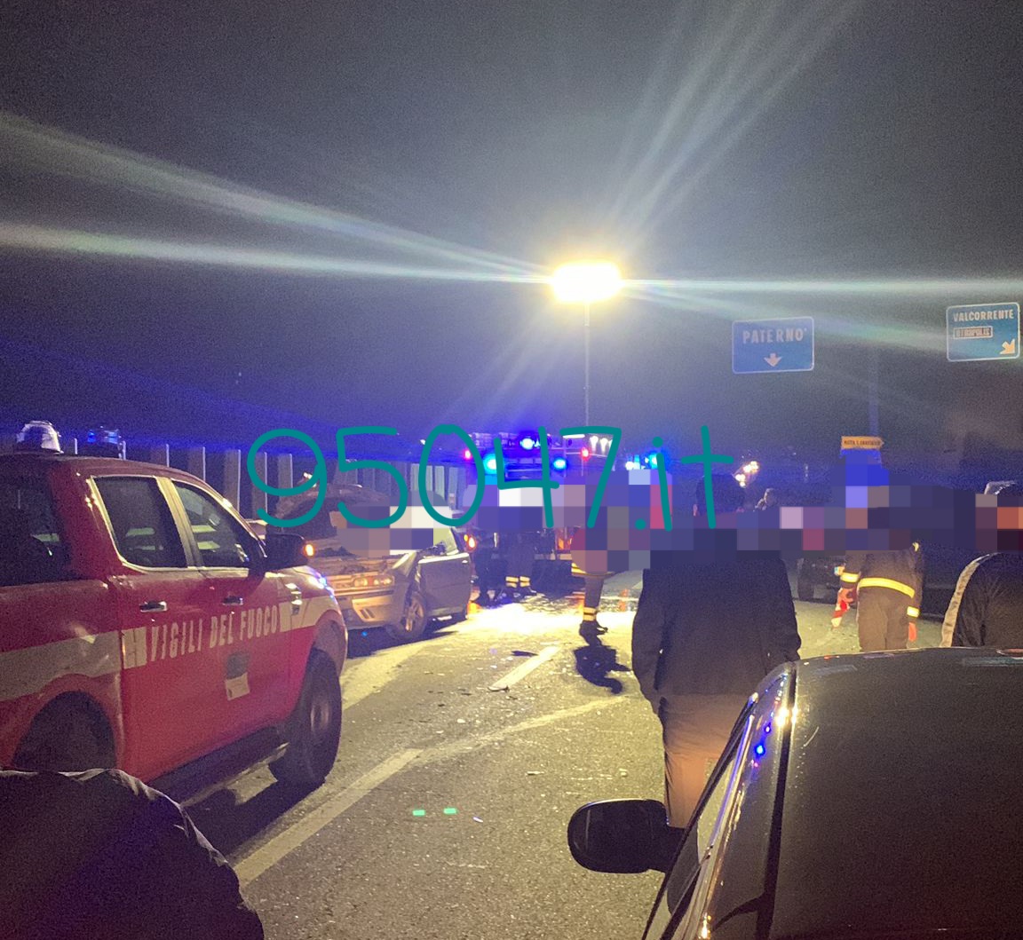 GRAVE INCIDENTE SULLA SS121,  SUL POSTO I SOCCORSI