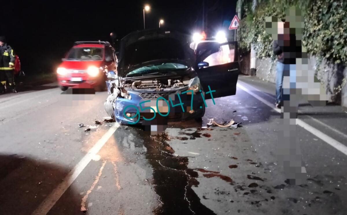 MASCALUCIA:  PERDE IL CONTROLLO DELL’AUTO E FINISCE CONTRO UN MURO - 