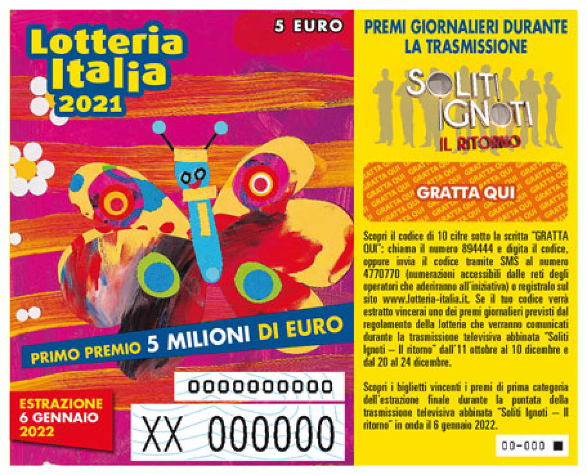 LOTTERIA ITALIA, SICILIA: VENDITE IN CRESCITA DEL 32,9%, A CATANIA STACCATI 73 MILA BIGLIETTI - 