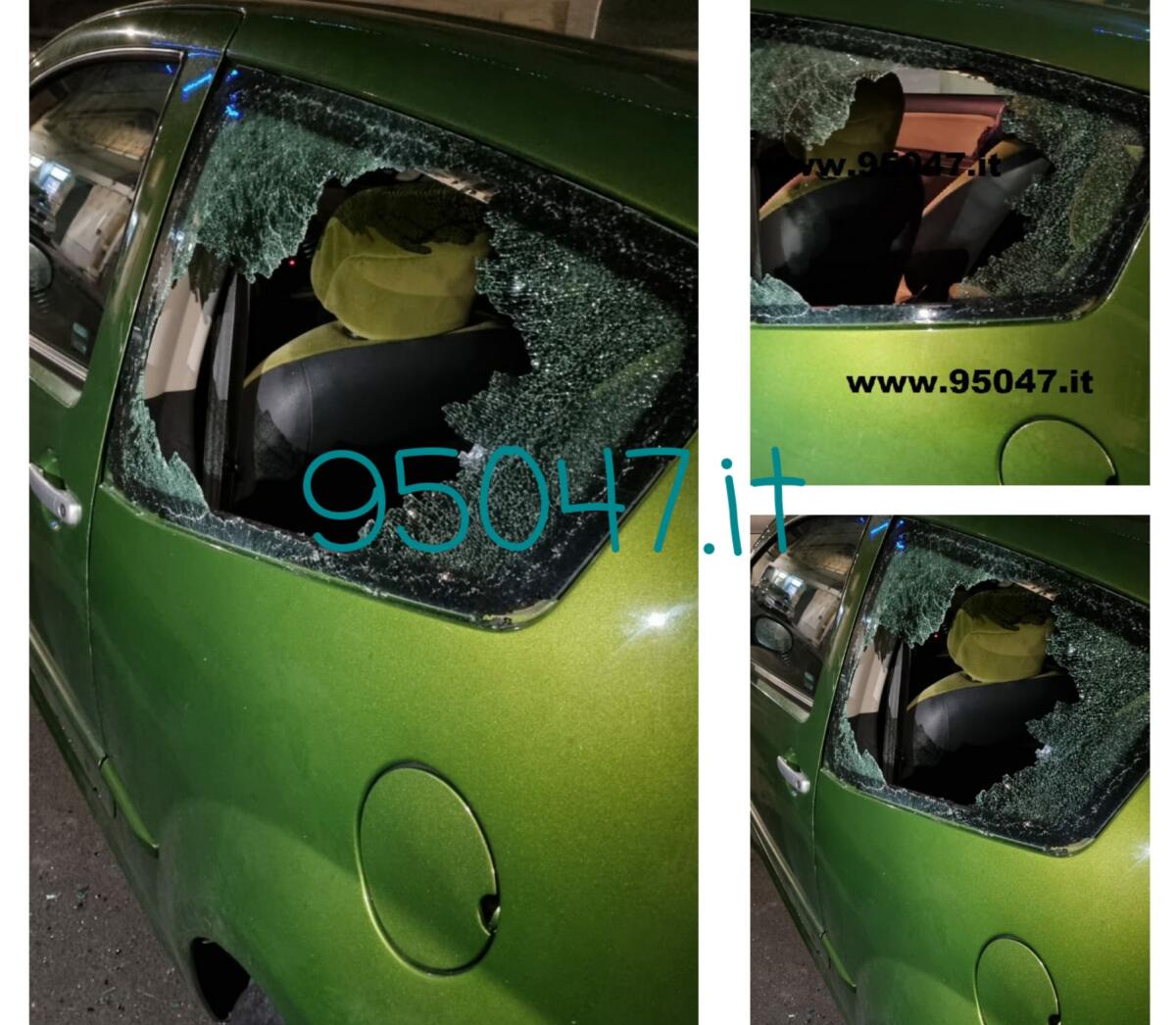 PATERNO':  SPACCANO IL VETRO DELL’AUTO E TENTANO IL FURTO IN PIENO CENTRO - 