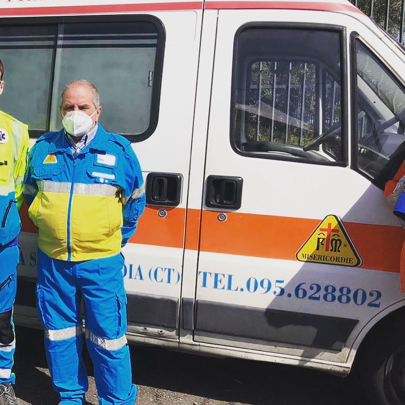 INAUGURATE DUE AMBULANZE DALLA MISERICORDIA DI SANTA MARIA DI LICODIA
