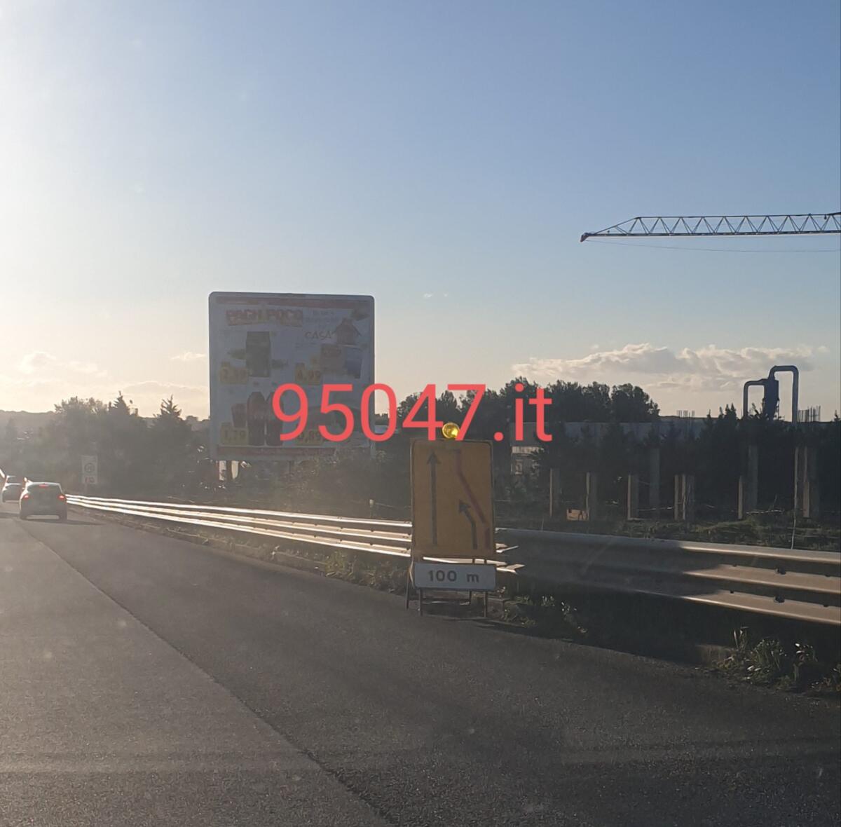 CONTINUANO I LAVORI ED I DISAGI SULLA SS121 IN DIREZIONE CATANIA - 