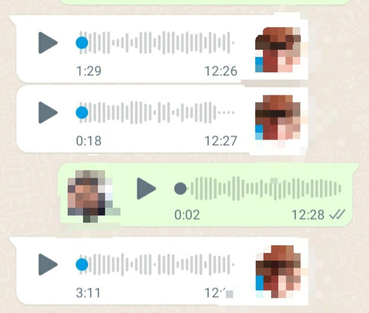 NOVITÀ  WHATSAPP  TORNANO I VOCALI CON LE FORME D'ONDA AUDIO - 