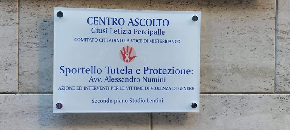 NASCE A MISTERBIANCO IL PRIMO PUNTO DI ASCOLTO PER TUTTE LE VITTIME DI VIOLENZA