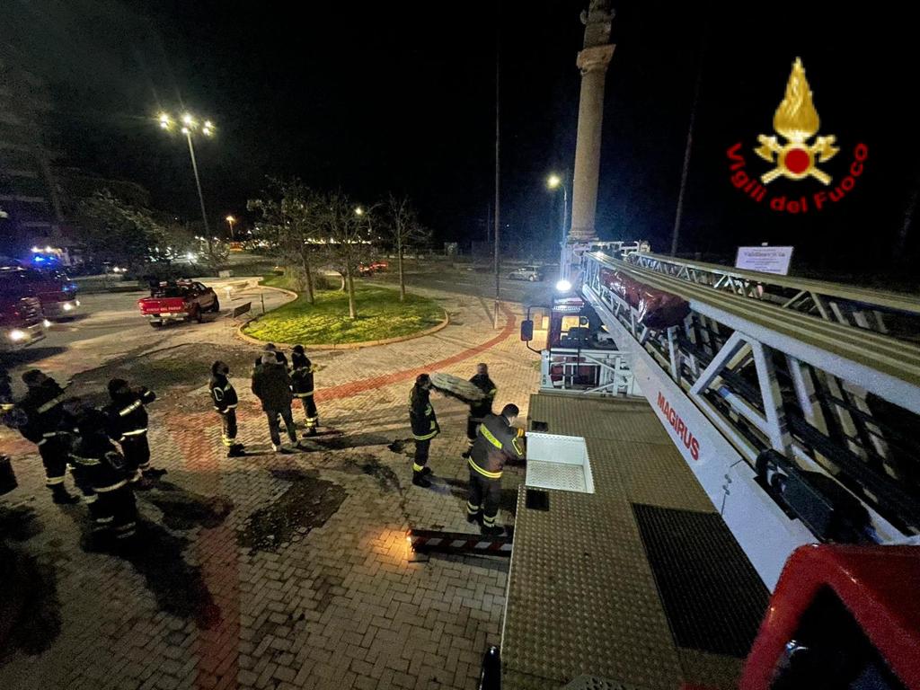 CATANIA, I VIGILI DEL FUOCO RENDONO OMAGGIO A SANT’AGATA