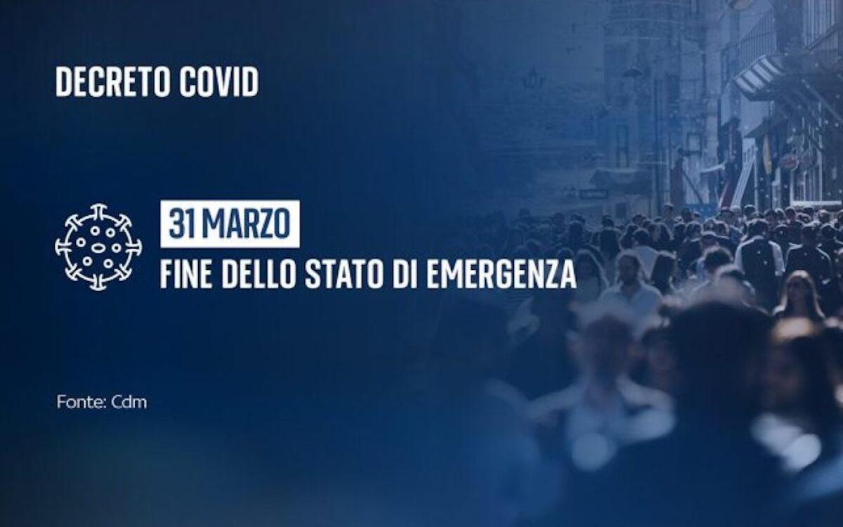 COVID-19, FINISCE DOMANI LO STATO D'EMERGENZA, LE NUOVE REGOLA DA DOMANI 1 APRILE - 