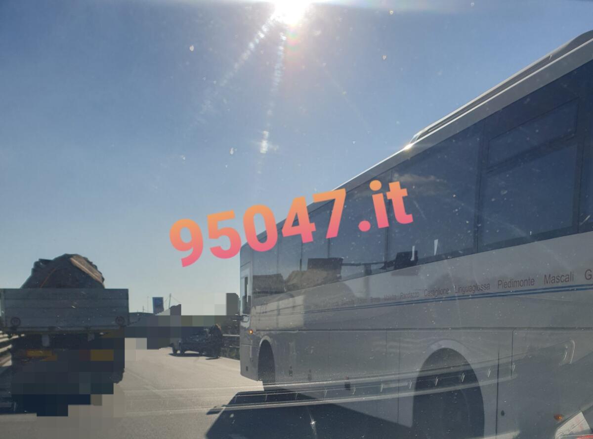 INCIDENTE SULLA SS121 DIREZIONE CATANIA, CODE - 