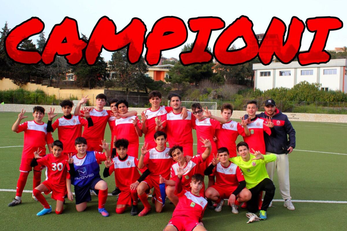 PATERNO’: SUCCESSO PER L’ATLETICO PATERNO’ NEL CAMPIONATO DI CALCIO PROVINCIALE UNDER 15 - 