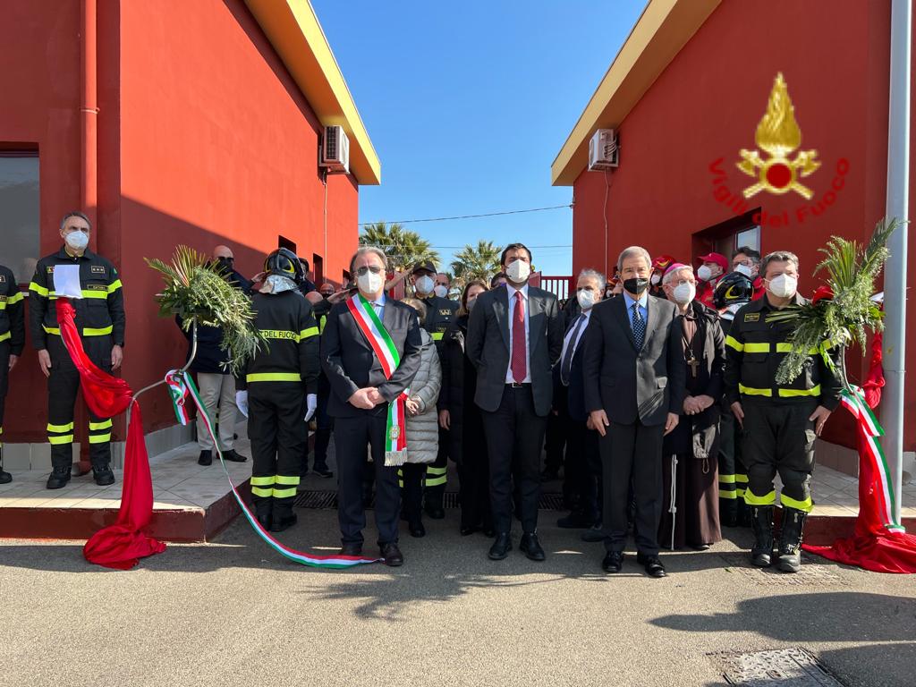INAUGURATO IL DISTACCAMENTO DEI VIGILI DEL FUOCO DI PALAGONIA