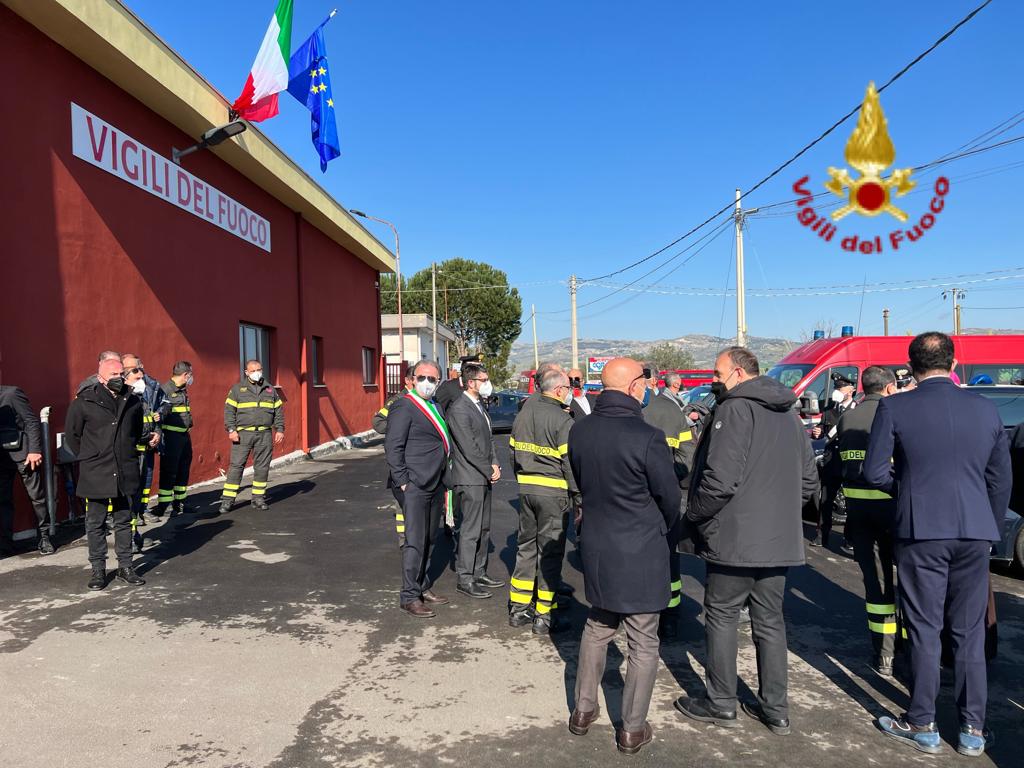 INAUGURATO IL DISTACCAMENTO DEI VIGILI DEL FUOCO DI PALAGONIA