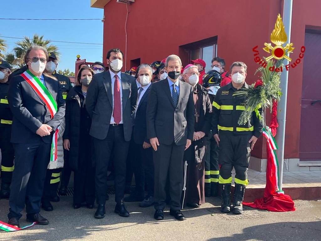 INAUGURATO IL DISTACCAMENTO DEI VIGILI DEL FUOCO DI PALAGONIA