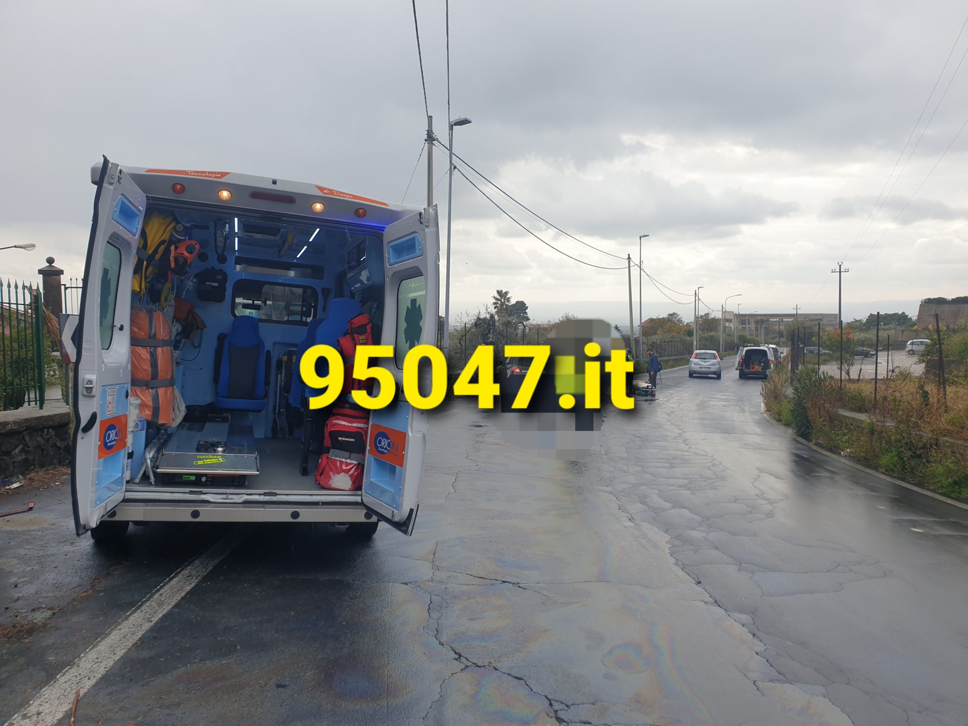 BELPASSO: GRAVE INCIDENTE SULLA SP 14,  DUE FERITI