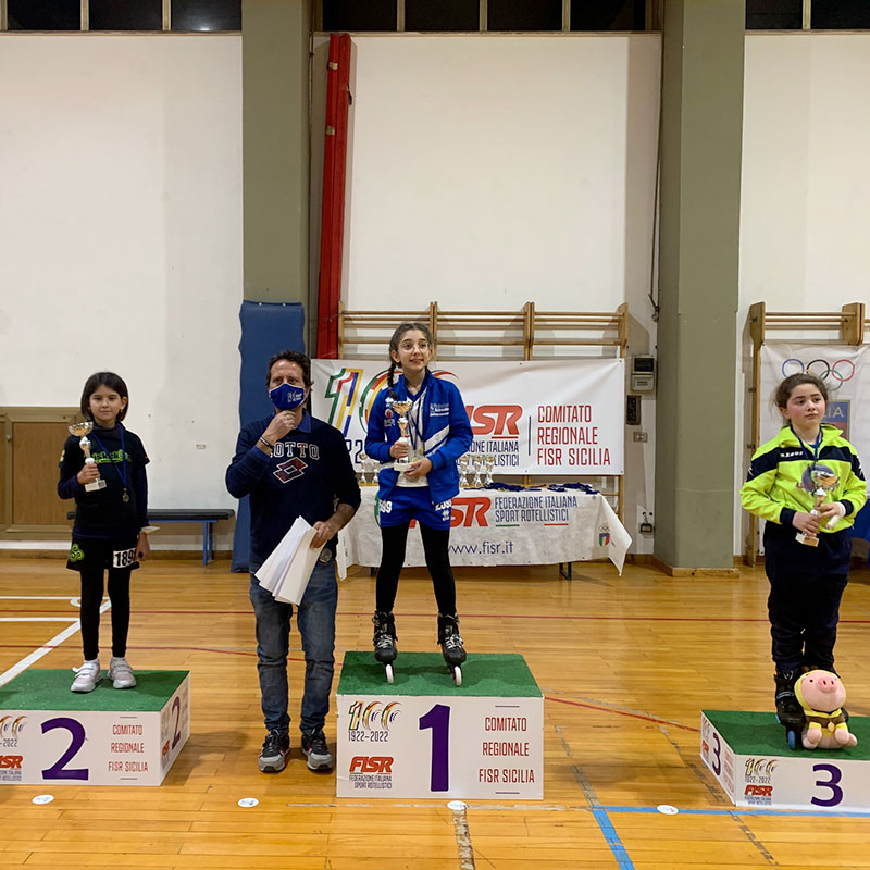 PIOGGIA DI MEDAGLIE PER LA SOCIETÀ A.S.D. TRISKELION DI PATERNÒ   AL CAMPIONATO INTERPROVINCIALE FISR SICILIA IN LINE FREESTYLE