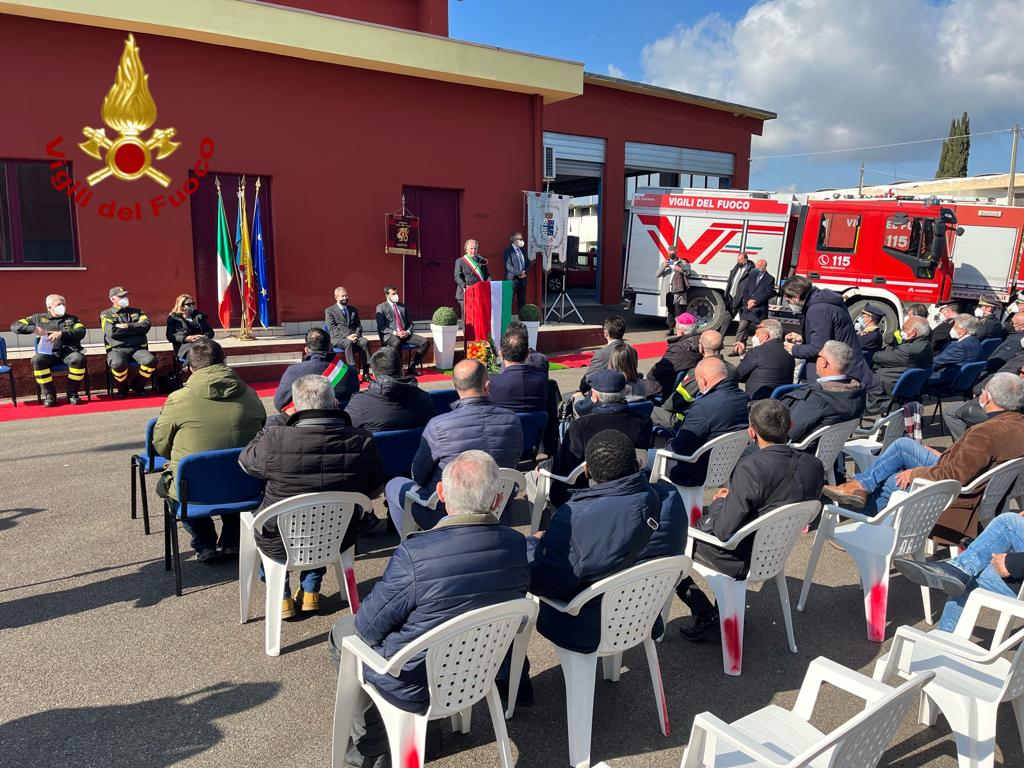 INAUGURATO IL DISTACCAMENTO DEI VIGILI DEL FUOCO DI PALAGONIA