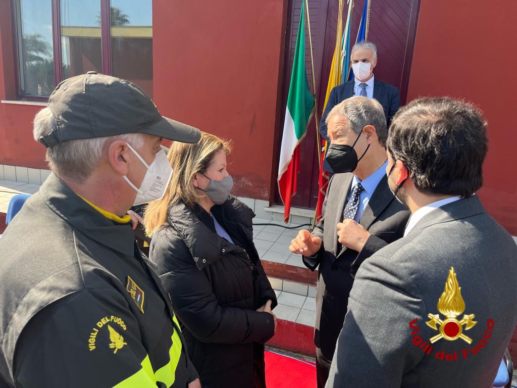 INAUGURATO IL DISTACCAMENTO DEI VIGILI DEL FUOCO DI PALAGONIA