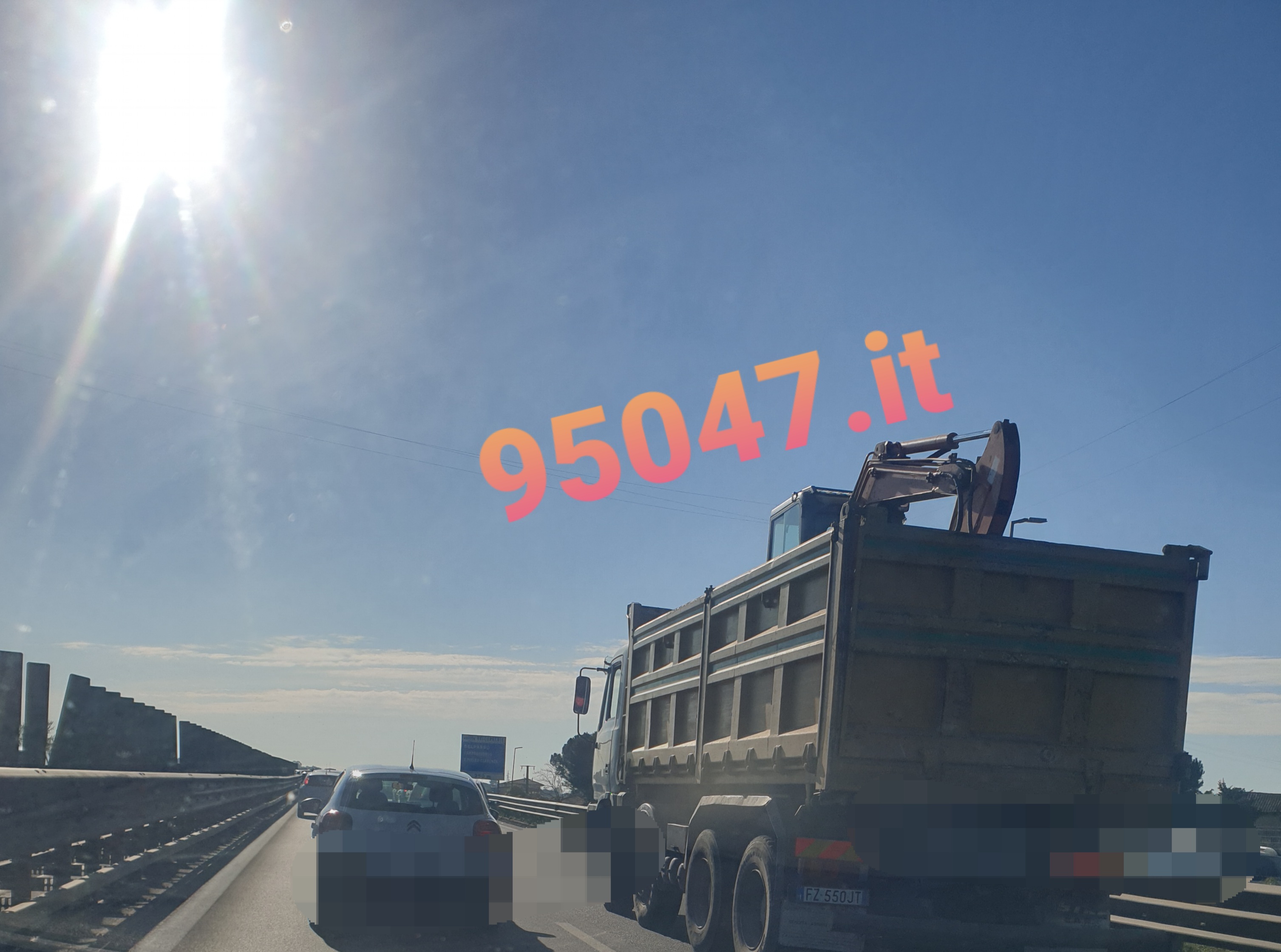 INCIDENTE SULLA SS121 DIREZIONE CATANIA, CODE