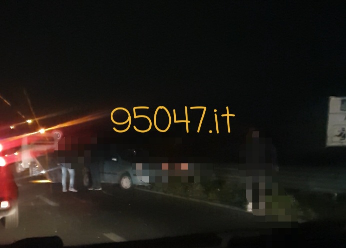 INCIDENTE SULLA SS121 IN DIREZIONE PATERNO'