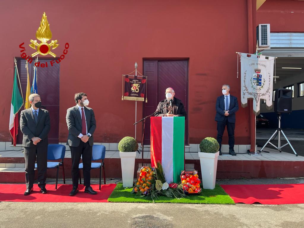 INAUGURATO IL DISTACCAMENTO DEI VIGILI DEL FUOCO DI PALAGONIA