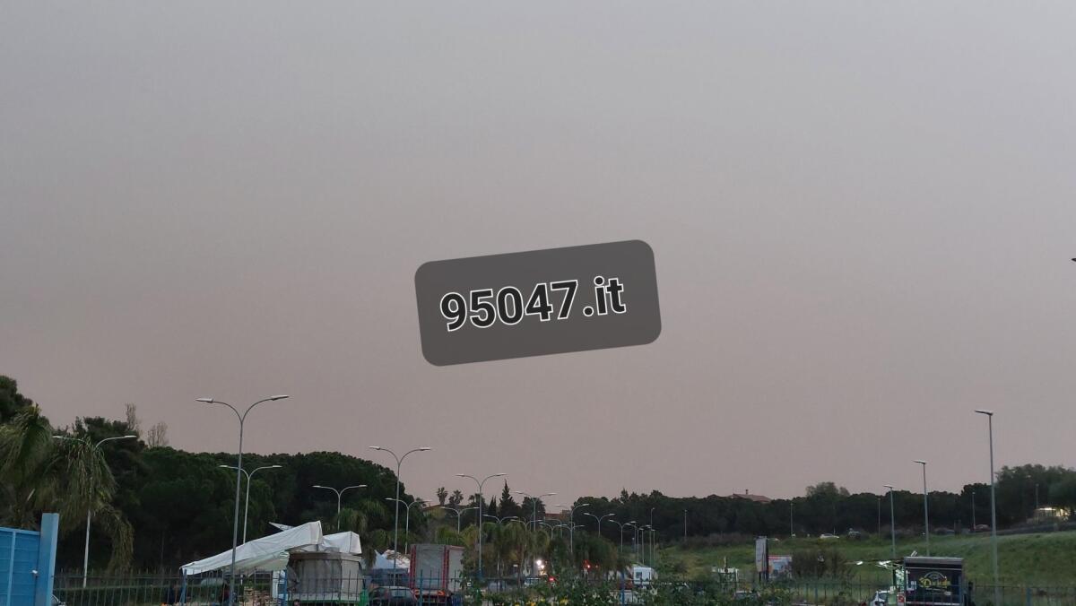 LA POLVERE DEL SAHARA SU PATERNÒ PIOVE SABBIA - 