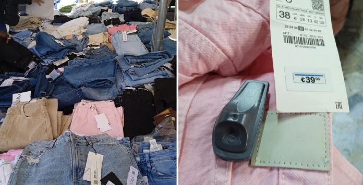 VENDEVANO ABITI RUBATI AL MERCATO DI CATANIA: DUE PERSONE DENUNCIATE - 