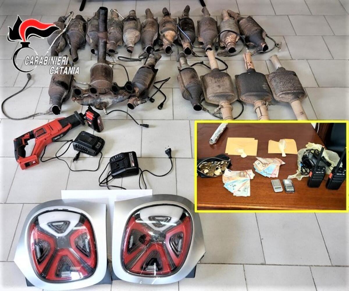 CATANIA. NON SOLO DROGA MA … ANCHE CATALIZZATORI: UN ARRESTO ED UNA DENUNCIA - 