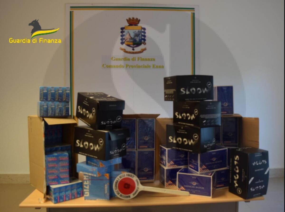 ENNA. GDF SEQUESTRA OLTRE 2 MILIONI DI FILTRI E CARTINE PER SIGARETTE: SETTE TITOLARI DI VENDITA SANZIONATI - 