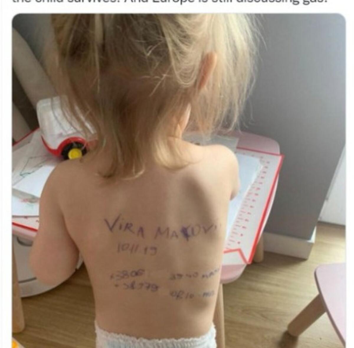 UCRAINA: 'BAMBINI CON NOME SCRITTO ADDOSSO IN CASO MADRE MUOIA' - 