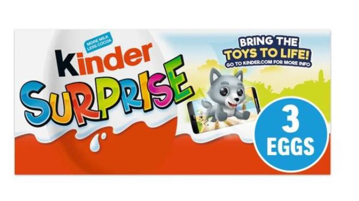 RITIRATI OVETTI KINDER IN GRAN BRETAGNA E IRLANDA PER SOSPETTO FOCOLAIO DI SALMONELLA - 