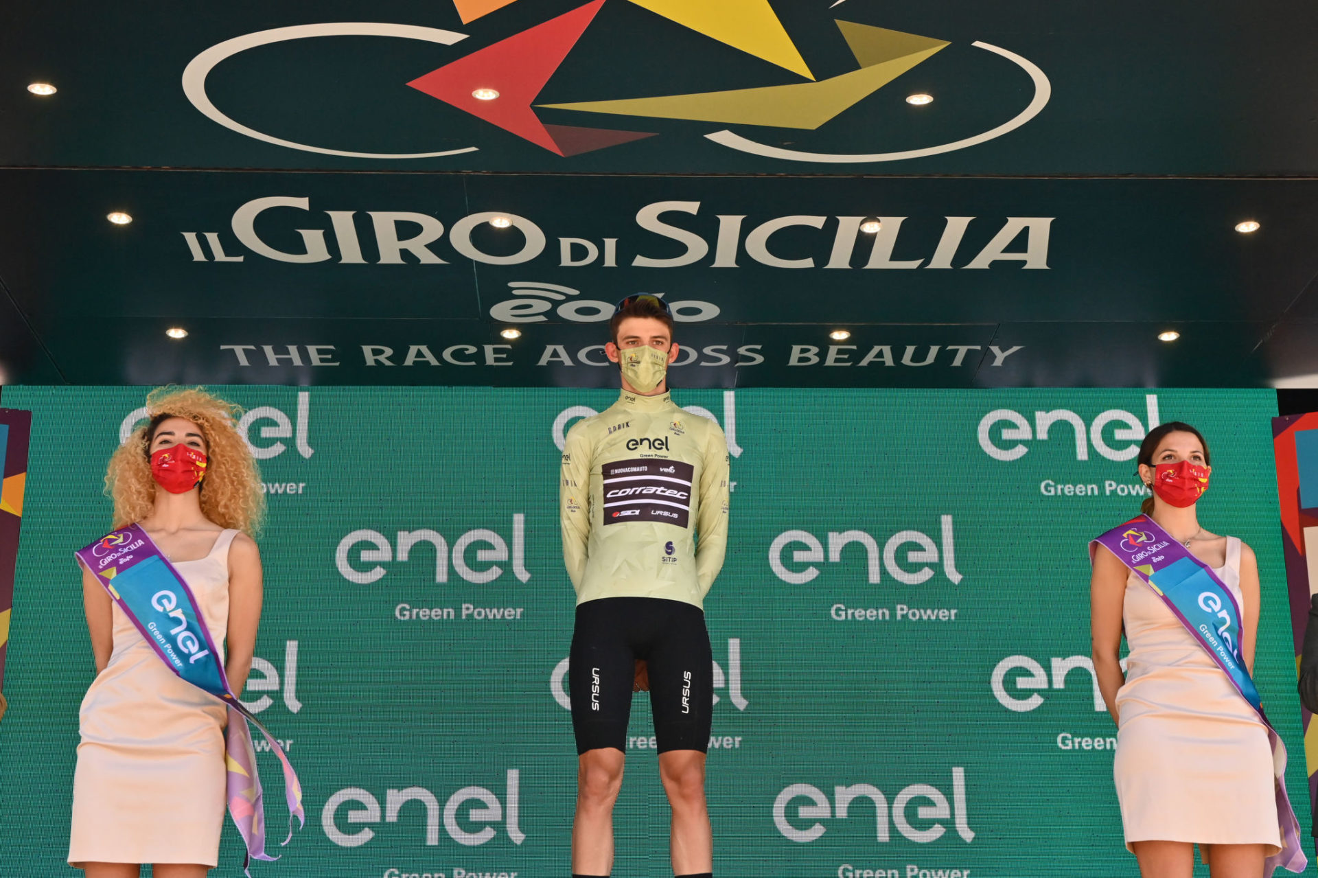 GIRO DI SICILIA 2022, MALUCELLI VINCE LA PRIMA TAPPA DA MILAZZO A BAGHERIA CON LA MAGLIA AZZURRA DELLA NAZIONALE