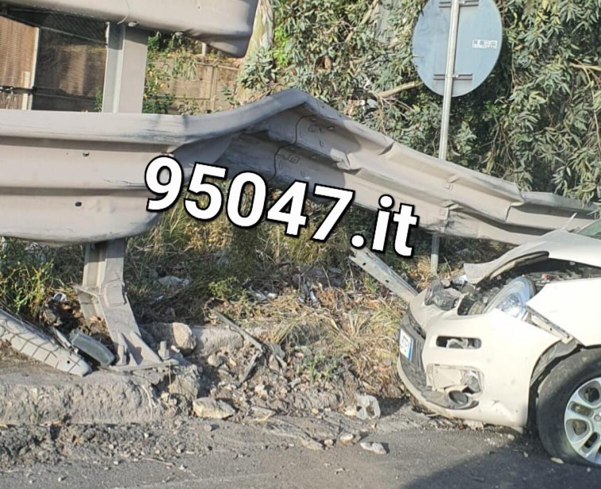 INCIDENTE SULLA SS121 ALL'ALTEZZA SVINCOLO MISTERBIANCO, LUNGHE CODE DIREZIONE PATERNO' - 