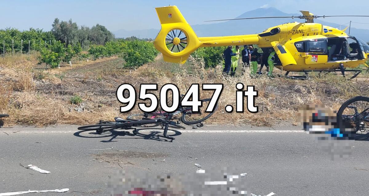 NON CE L’HA FATTA IL CICLISTA VITTIMA DELL’INCIDENTE A PATERNO' DOMENICA - 