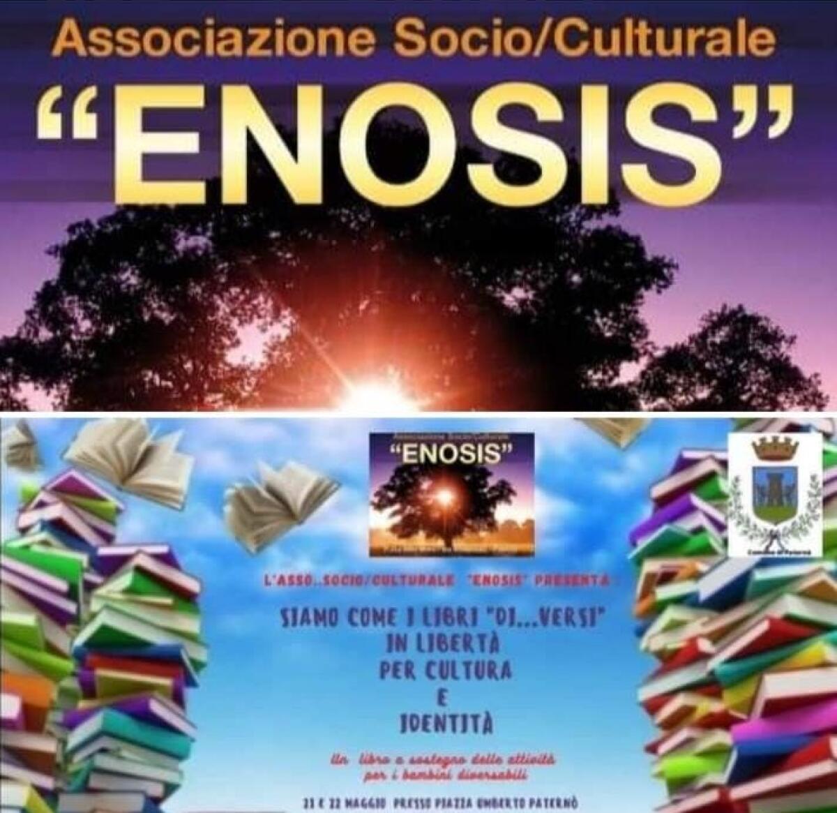 PATERNO': Siamo come I libri "Di...versi" in libertà per cultura e identità. - 