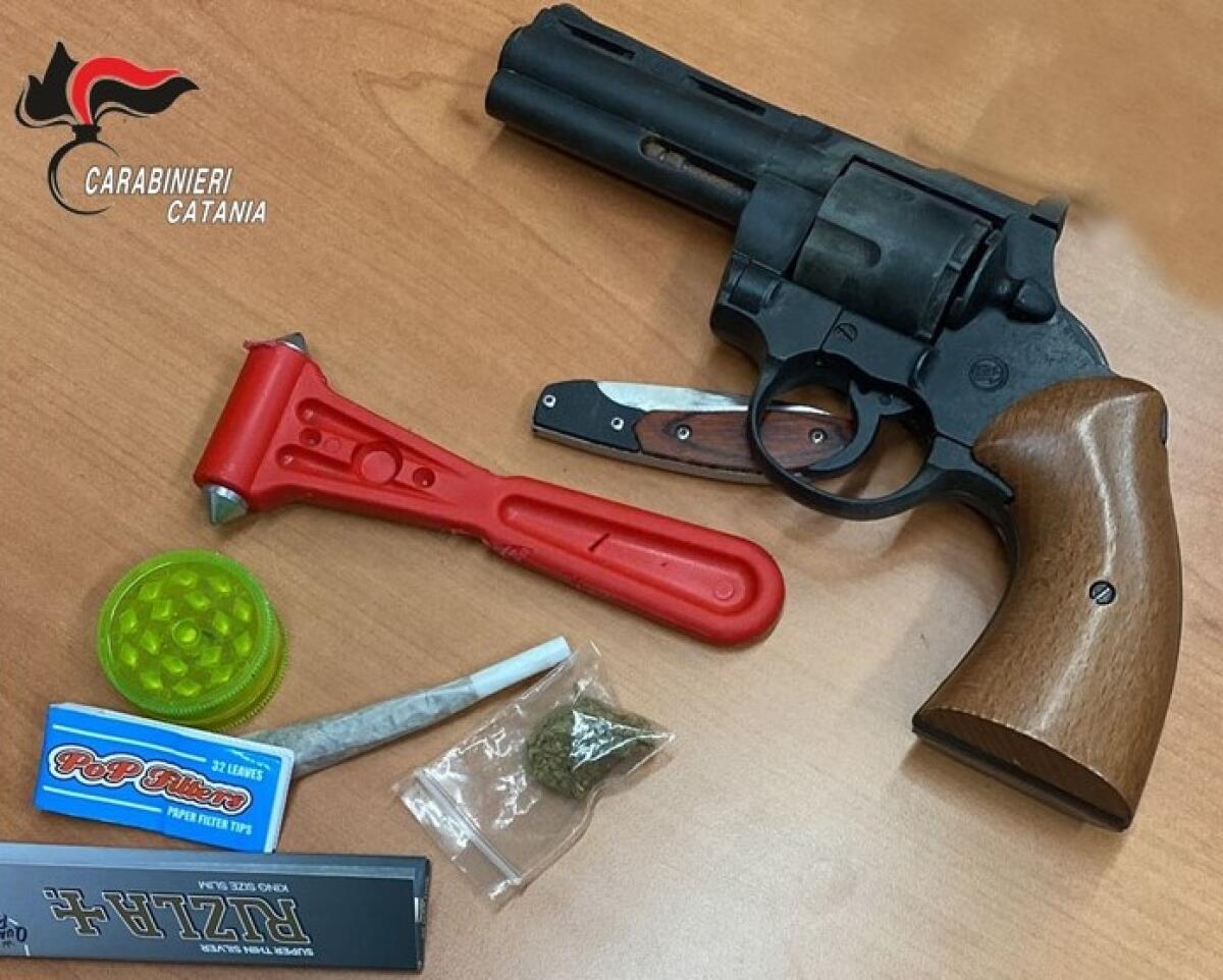 CATANIA. FERMATI 4 RAGAZZI CATANESI PRONTI ALL’AZIONE, CON ARMI IN AUTO E DROGA - 