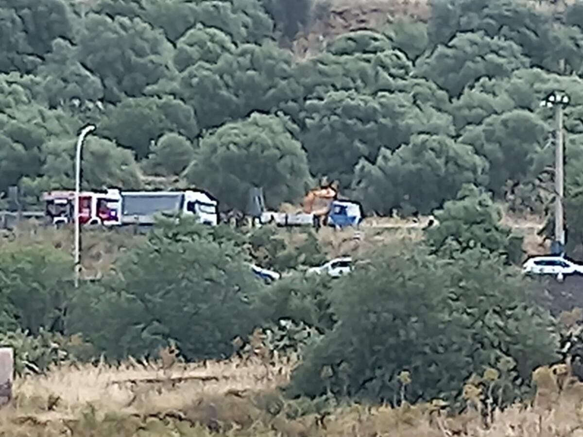 INCIDENTE NEI PRESSI DELLO SVINCOLO PATERNÒ - 