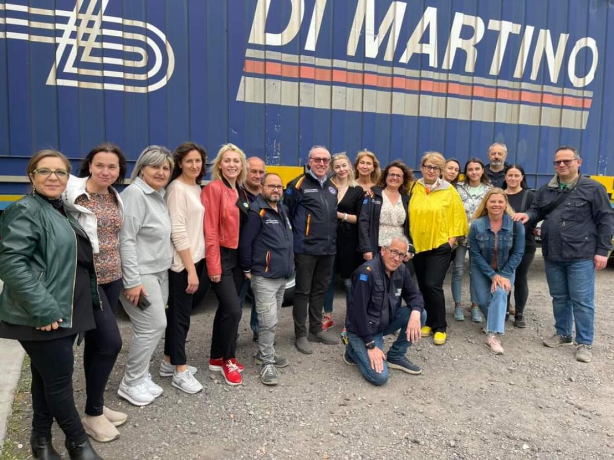 PARTITI DUE CONVOGLI DI AIUTI UMANITARI DALLA PROTEZIONE CIVILE SICILIANA PER L'UCRAINA - 